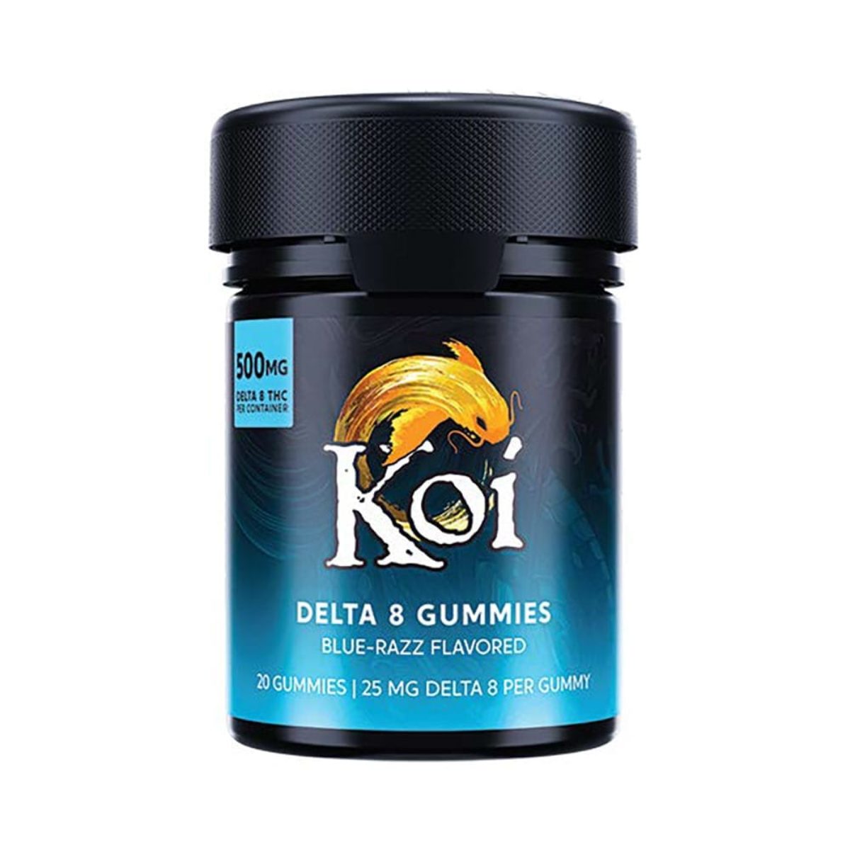 Koi Delta 8 Gummies - Blue Raspberry 25mg 20 Count – Direct Delta 8 Shop