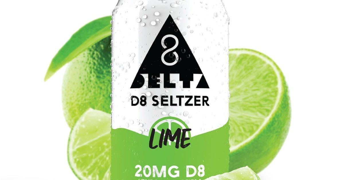 D8 Seltzer Delta 8 THC Seltzer: Lime 4 Pack | Direct Delta 8