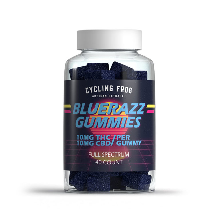 Cycling Frog Delta 9 THC CBD Gummies Bluerazz 20mg 40 Count   Cycling Frog Delta 9 THC Plus CBD Gummies Bluerazz 20mg 40 Count 768x768 