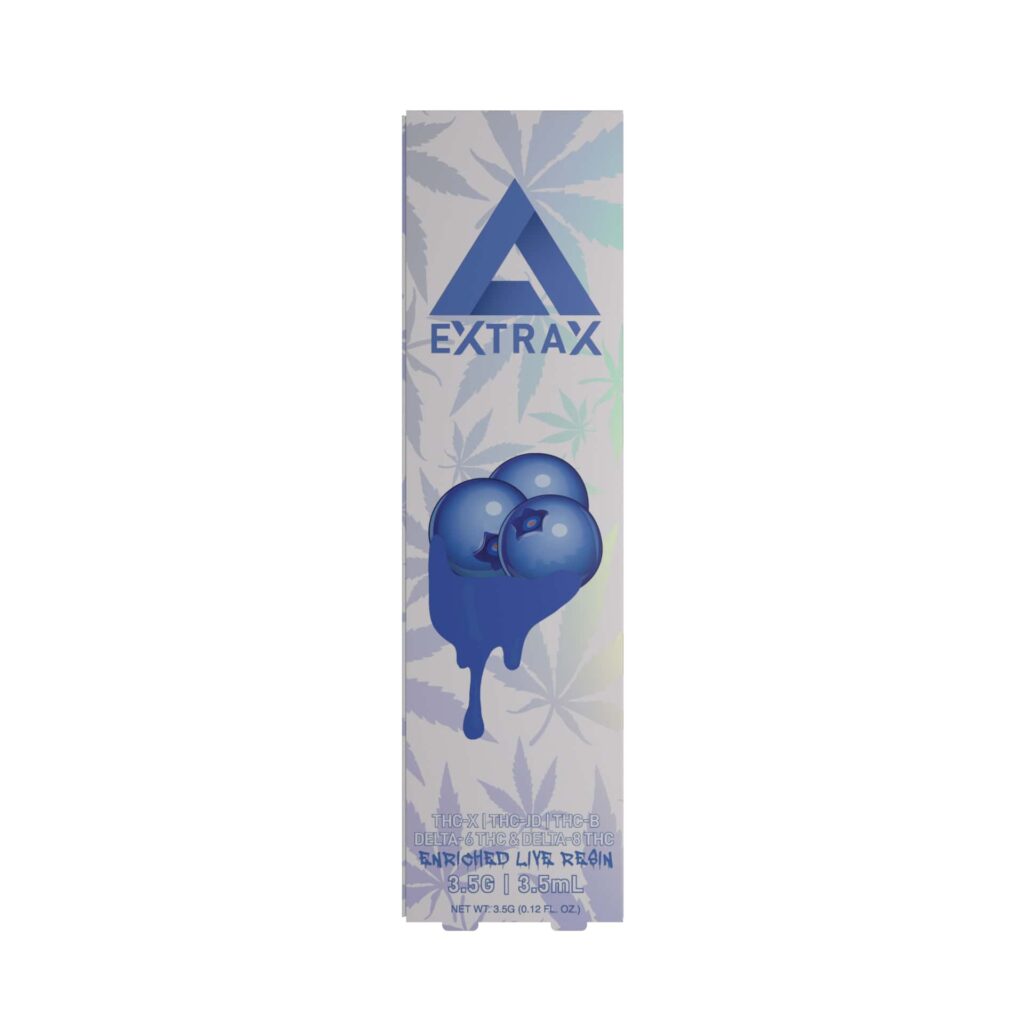 Delta Extrax Enriched Live Resin Disposable - Blueberry Kush 3.5g ...