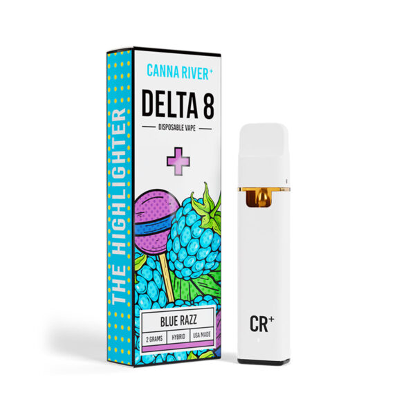 Canna River Delta 8 Disposable Blue Razz 2g