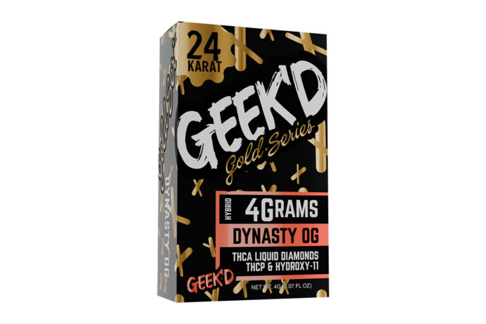 Geekd Extracts - 24K Gold Series Disposable - Dynasty OG 4G