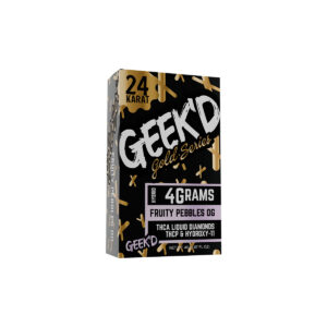 Geek’d Extracts - 24K Gold Series Disposable - Fruity Pebbles OG 4G