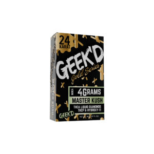 Geek’d Extracts - 24K Gold Series Disposable - Master Kush 4G