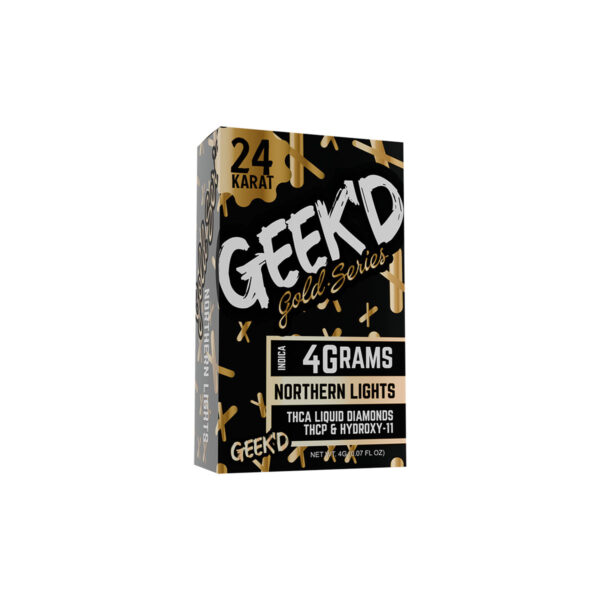 Geek’d Extracts - 24K Gold Series Disposable - Northern Lights 4G