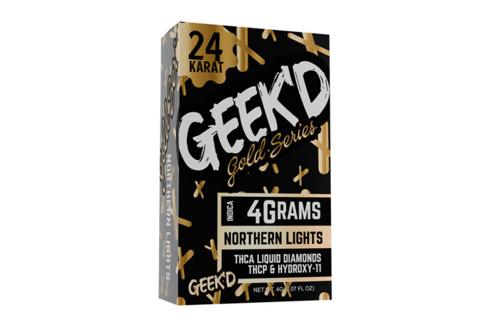 Geek’d Extracts - 24K Gold Series Disposable - Northern Lights 4G