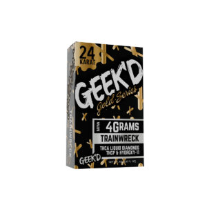 Geek’d Extracts - 24K Gold Series Disposable - Trainwreck 4G