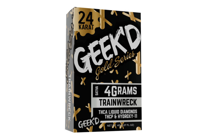 Geek’d Extracts - 24K Gold Series Disposable - Trainwreck 4G