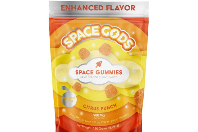 Space Gods Delta 9 Space Gummies Mega Dose 60mg - Citrus Punch