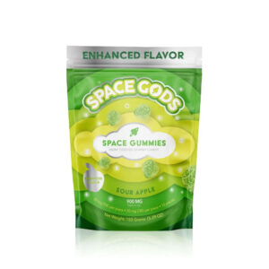 Space Gods Delta 9 Space Gummies Mega Dose 60mg - Sour Apple