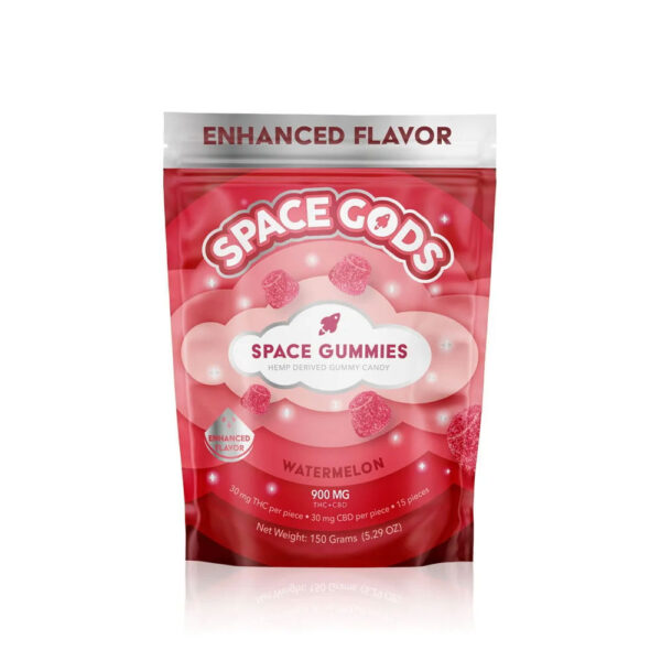 Space Gods Delta 9 Space Gummies Mega Dose 60mg - Watermelon