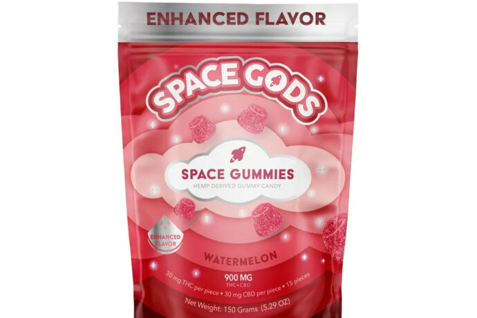 Space Gods Delta 9 Space Gummies Mega Dose 60mg - Watermelon