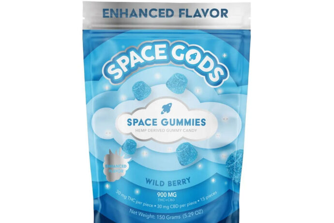 Space Gods Delta 9 Space Gummies Mega Dose 60mg - Wild Berry