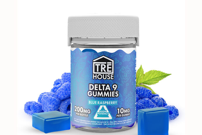TRE House Delta 9 Gummies - 200mg Blue Raspberry