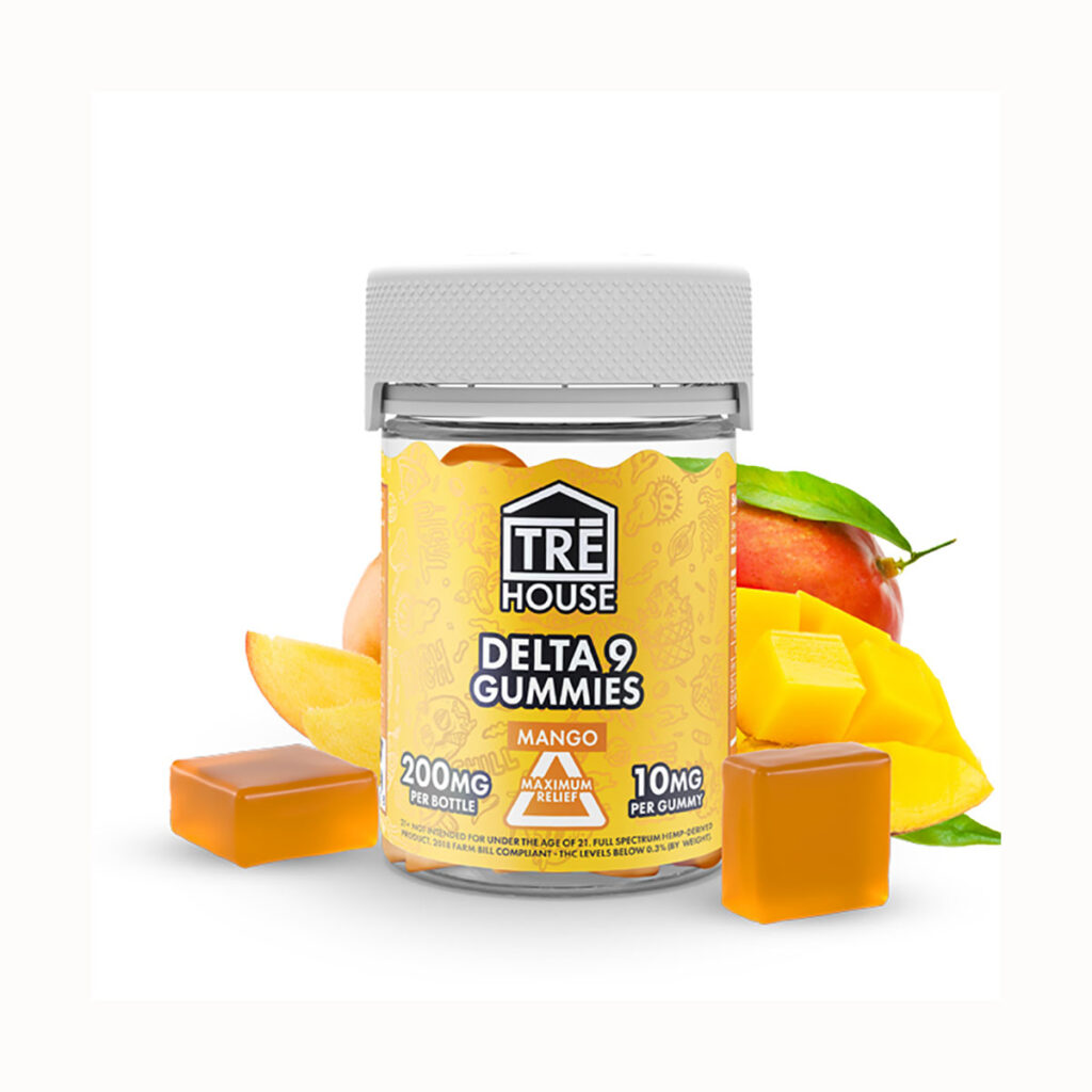 TRE House Delta 9 Gummies - 200mg Mango – Direct Delta 8 Shop