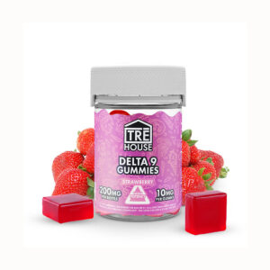 TRE House Delta 9 Gummies - 200mg Strawberry
