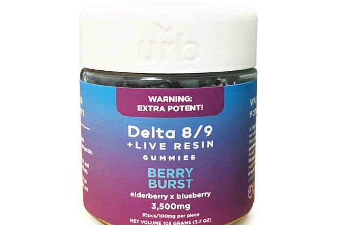 URB Delta 8/Delta 9 Spiked Gummies - Berry Burst 3500MG