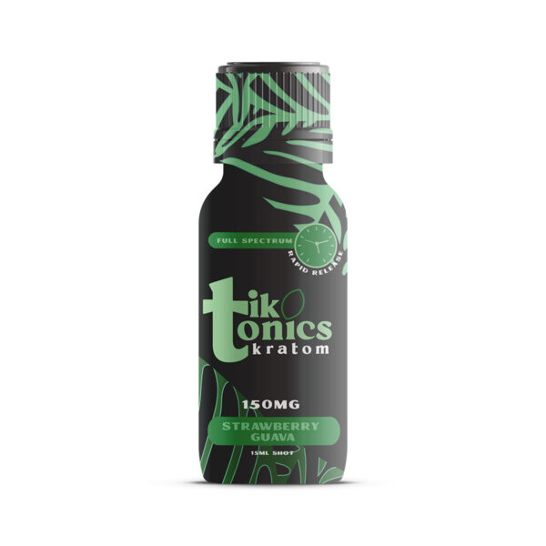 TikTonics 15ml Kratom Shot - Strawberry Guava