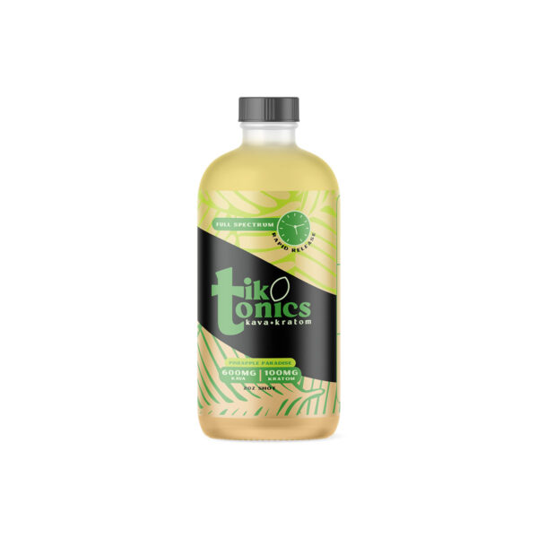 TikTonics Kava Kratom 2oz Shot - Pineapple Paradise