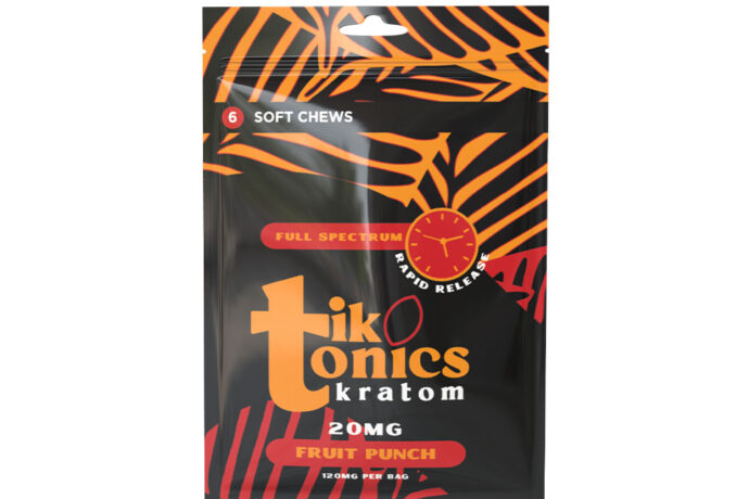 TikTonics Kratom Soft Chews 20mg 6 Pack