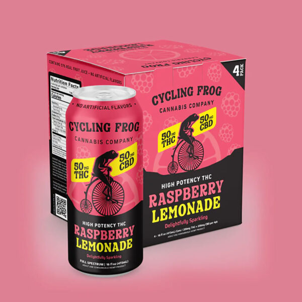 Cycling Frog Sparkling THC - Rasberry Lemonade 4pk