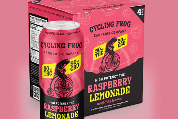 Cycling Frog Sparkling THC - Rasberry Lemonade 4pk